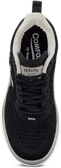 Gravity Defyer Women's XLR8 RUN TB9034FLS Black/Silver Sneaker Brand New - AllSportsWearUSA
