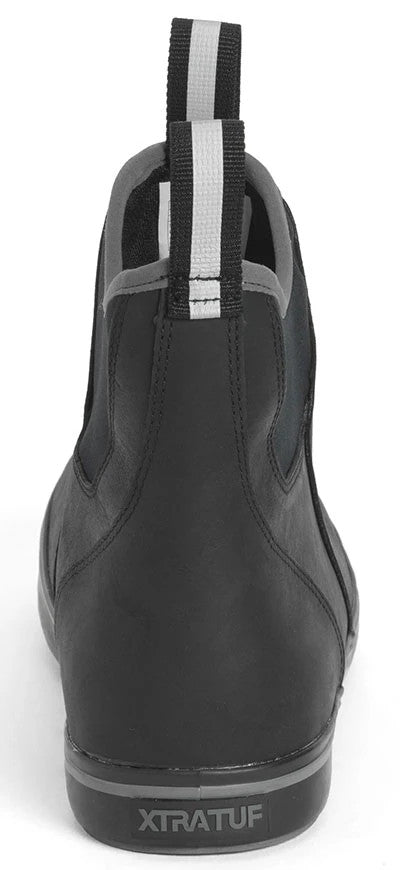 Xtratuf Men's Leather Ankle Deck Boots XAL-000  Black