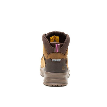 Caterpillar Accomplice X Waterproof Steel Toe Work Boot Women Crisp
