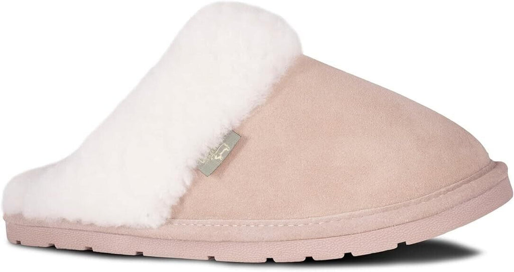 Cloud Nine Sheepskin Indoor Outdoor Scuff House Slippers for Women BRAND NEW - AllSportsWearUSA