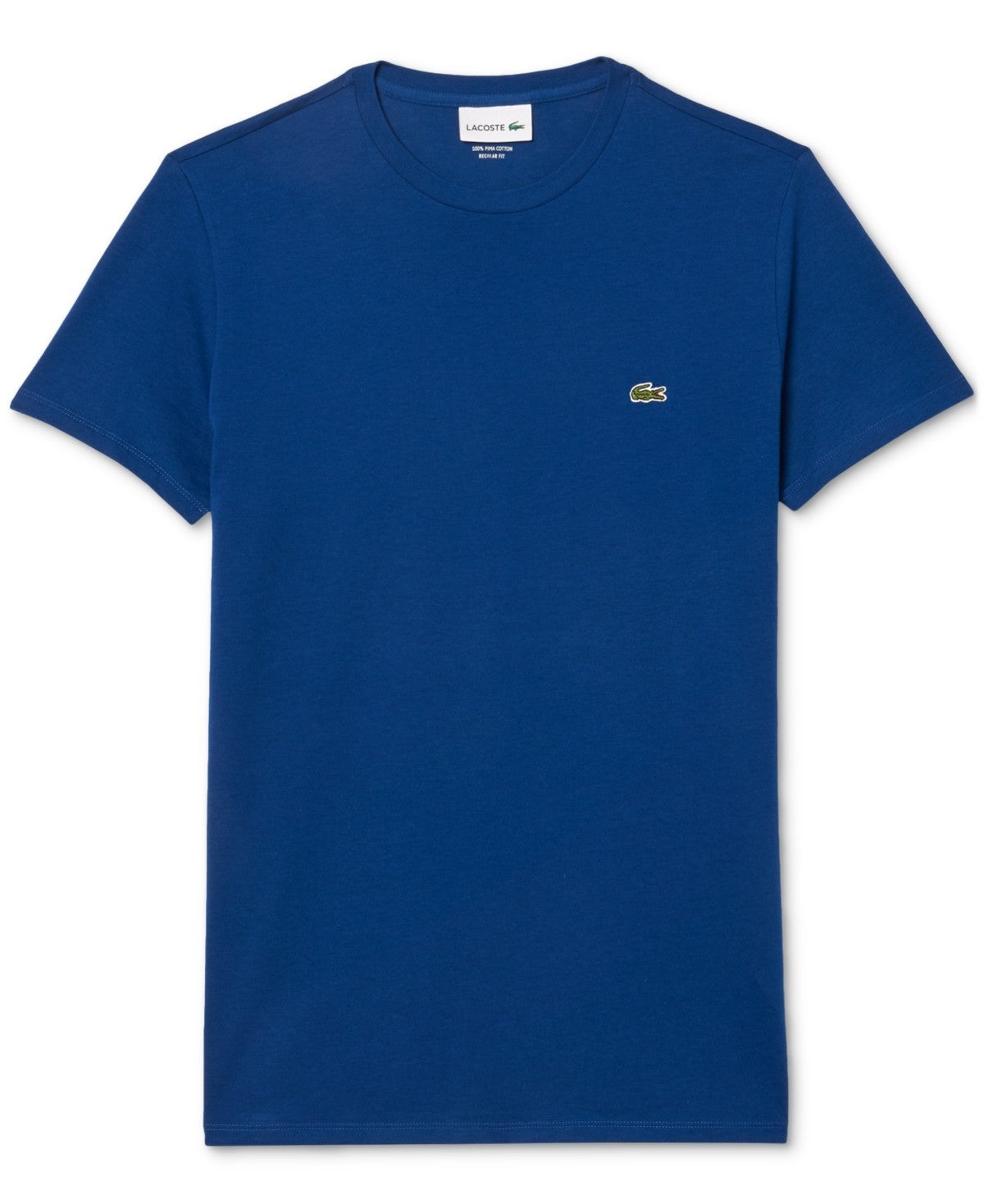 Lacoste Men's Crew Neck Pima Cotton T-Shirt TH6709-HBM Blue