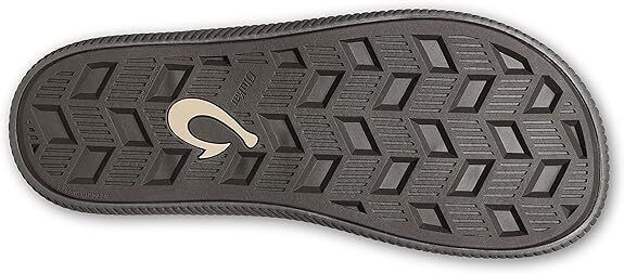 OluKai Men's Ulele 10435-6C40 Dk Shadow/Black Beach Sandals Brand New - AllSportsWearUSA