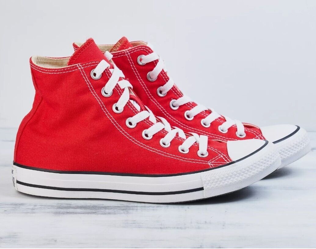 Converse Unisex Chuck Taylor All Star Hi M9621 Red Casual Shoes Sneaker M7 W9 - AllSportsWearUSA