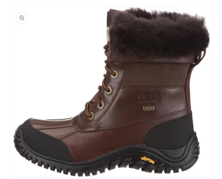 Ugg Adirondack Boot Ii Leather Boots Obsidian 5446-OBS SIZE 7 Brand New - AllSportsWearUSA