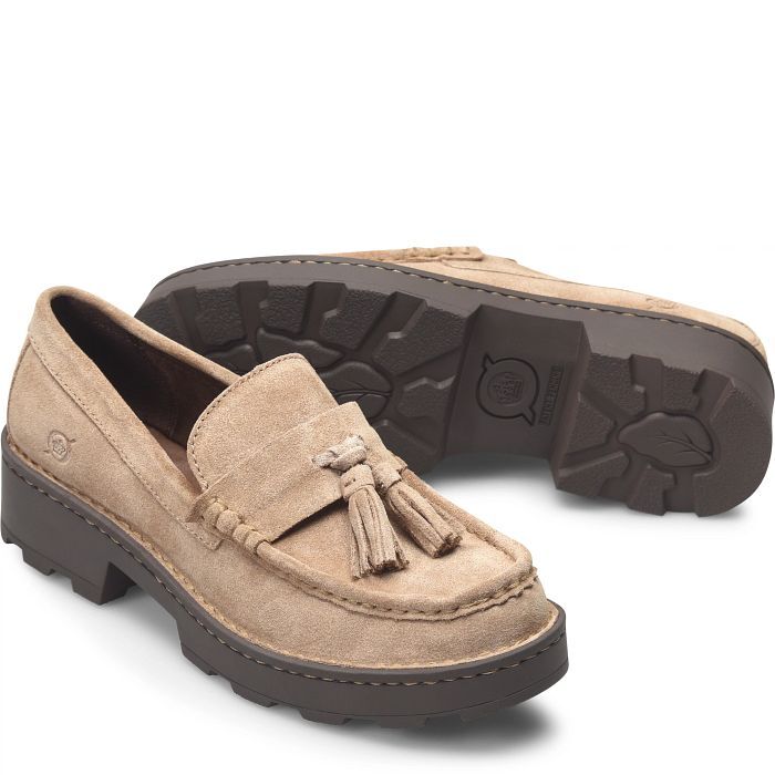 Born Capri  Women's Shoes BR0050155 Taupe Suede Tan