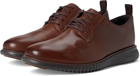 Cole Haan Mens 2.Zerogrand Plain Oxford Oxford C36409 Dark Brown Leather