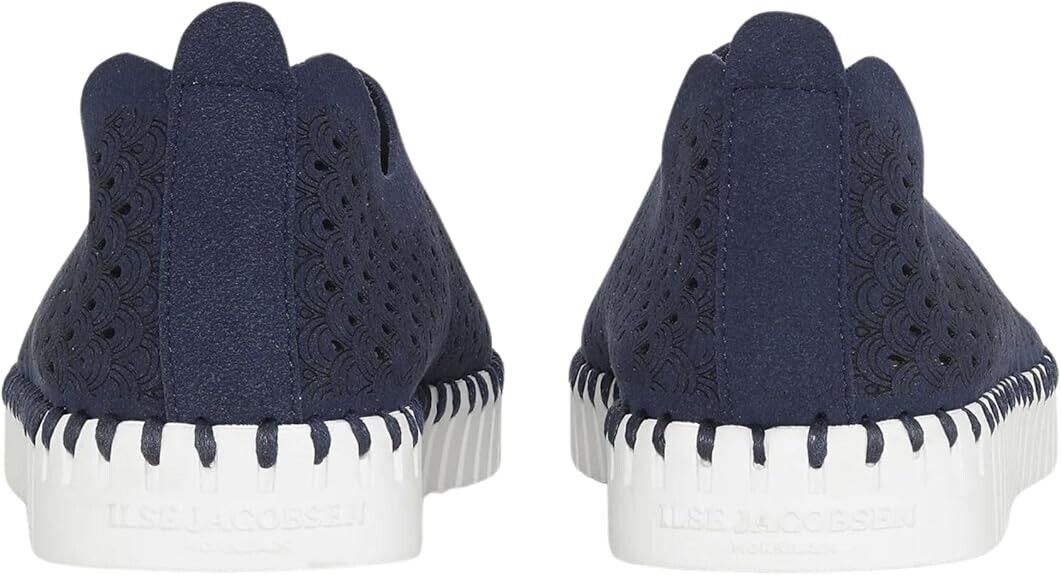 Ilse Jacobsen Womens Tulip 139 NAVY TULIP139-660 Slip-on Shoe Brand New - AllSportsWearUSA