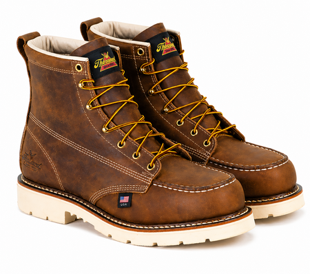 Thorogood American Heritage 6" moc Steel Toe Work Boots  804-4375 Crazyhorse