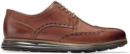 Cole Haan Men's Original Grand Leather Wingtip Oxfords Woodbury/Java C26472 New - AllSportsWearUSA