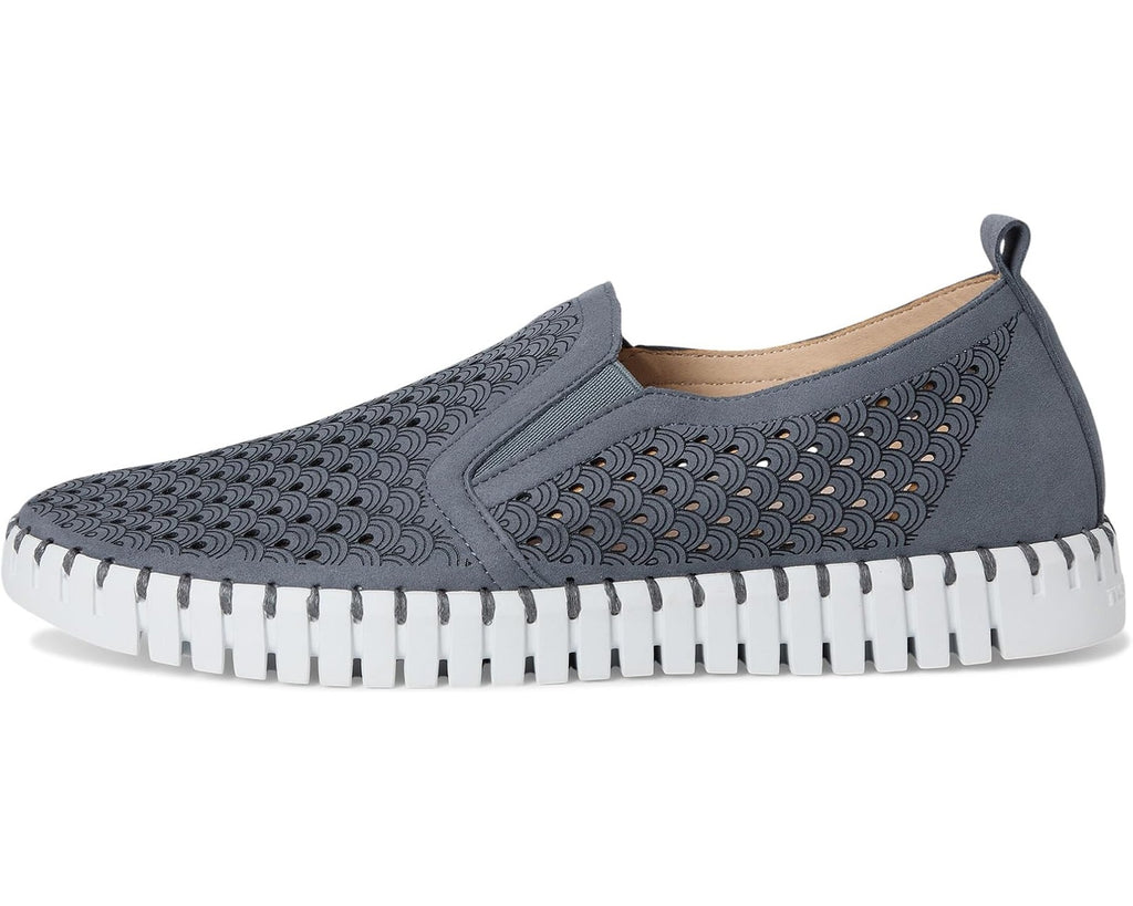 Ilse Jacobsen Women's Slip On TULIP 140WOM-636 Blue Grey