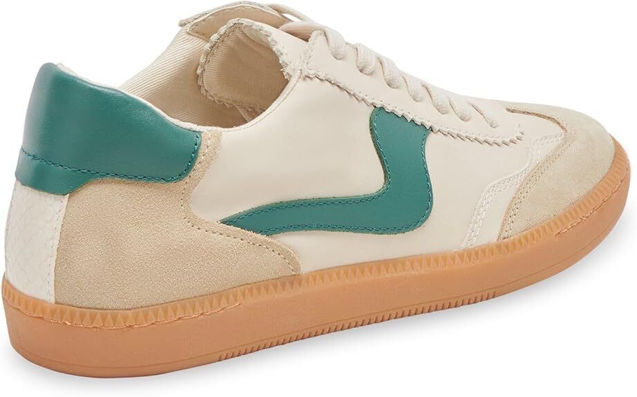 Dolce Vita Women's Notice Sneaker, White/Green Brand New - AllSportsWearUSA