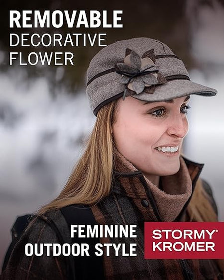 Stormy Kromer The The Petal Pusher Cap 50360-260 Black Black Gray