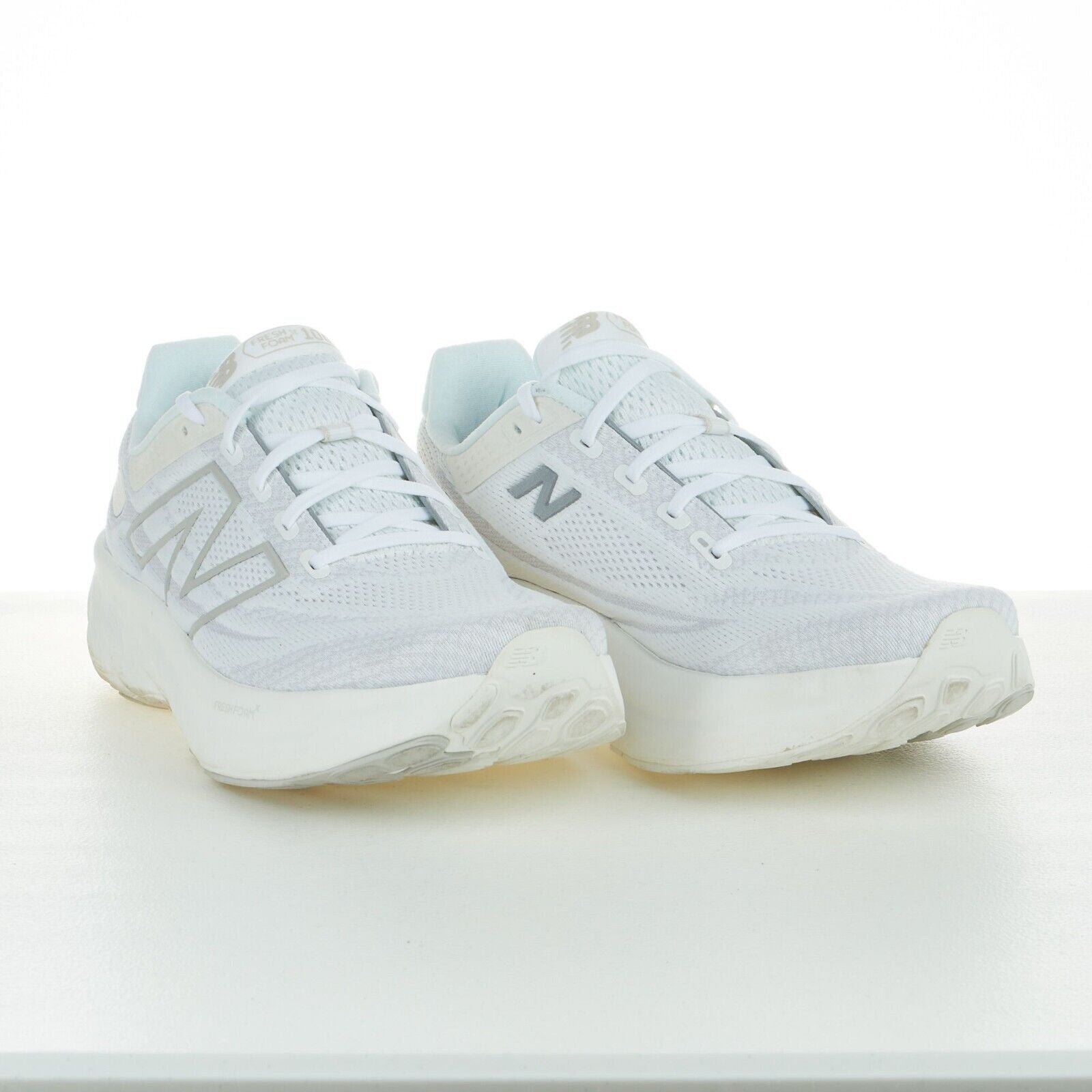 New Balance Men's Fresh Foam X 1080v13 - White/Grey (Size 10 Wide) - AllSportsWearUSA