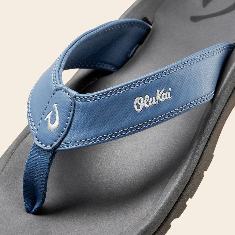 OluKai Men's ‘Ohana Sandals 10110 Blue Fog / Rock