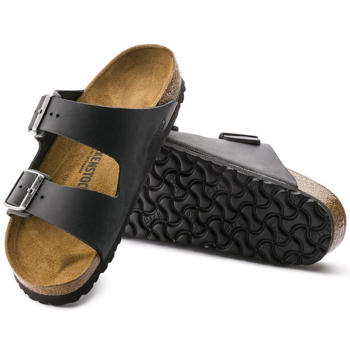 Birkenstock Men's 552111 Arizona Oiled Leather Black