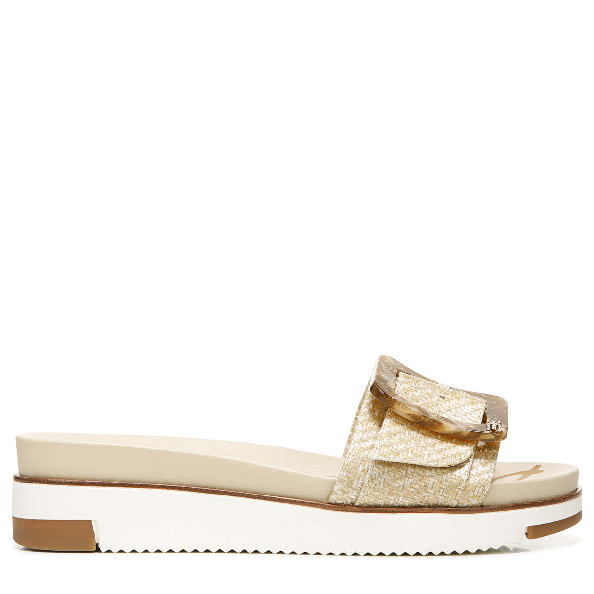 Sam Edelman Women's Beige Ariane Platform Buckle Slide Sandals BRAND NEW