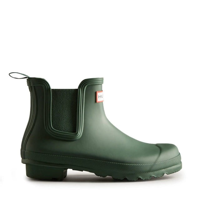 Hunter Women's Original Chelsea Short Rubber Boots  Hunter Green