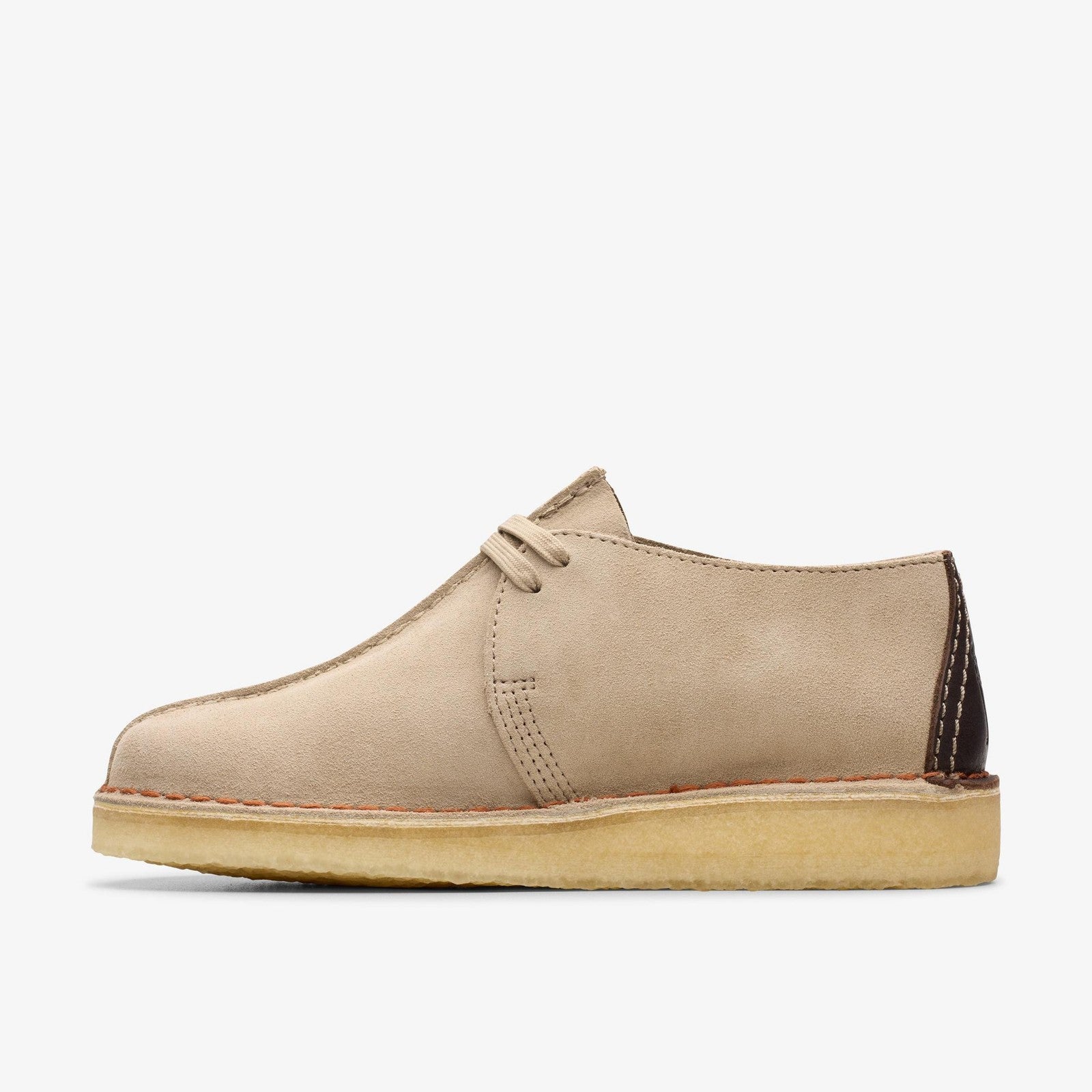Clarks Mens Desert Trek Shoe 26178478 Sand Suede