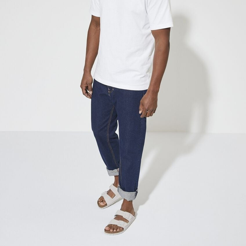 Birkenstock Arizona Soft Footbed Suede Unisex Sandals  1024554 Antique White