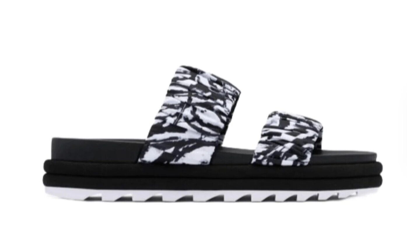 SOREL- ROAMING -TWO STRAP SLIDE SANDAL Black & White Size 11 NEW - AllSportsWearUSA