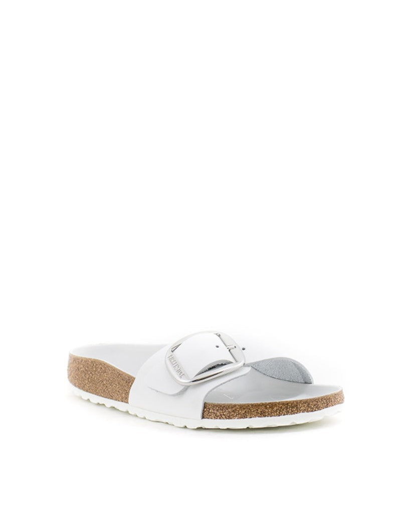 Birkenstock Women's Madrid Narrow Big Buckle Leather Sandal 1018866  White