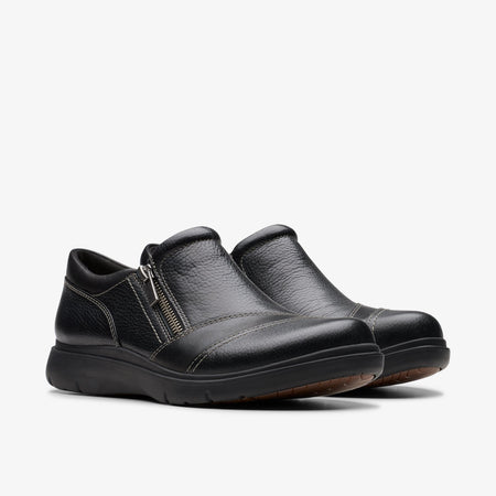 Clarks Certina Pure Womens Black Slip On 26179816 Shoes