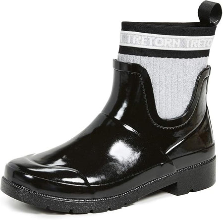 Tretorn Women's Lia Rain Boot wtLIA BLACK/SILVER US 9M
