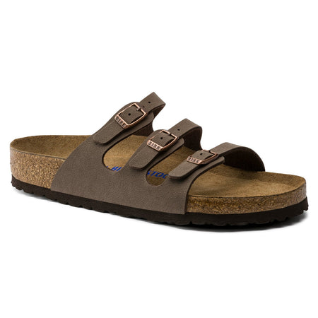 Birkenstock Women's  Florida Birkibuc Mocha Sandals 0053881