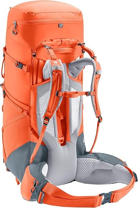 Deuter Women's Aircontact Core 45+10L SL Hiking Backpack  Paprika-Graphite
