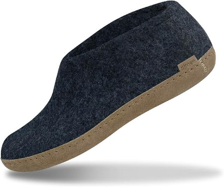 Glerups Unisex Leather Sole Shoes A-10-00 Denim EU 39