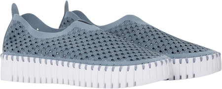 Ilse Jacobsen Womens Tulip 3373 Cloud Blue Platform Slipon Brand New - AllSportsWearUSA