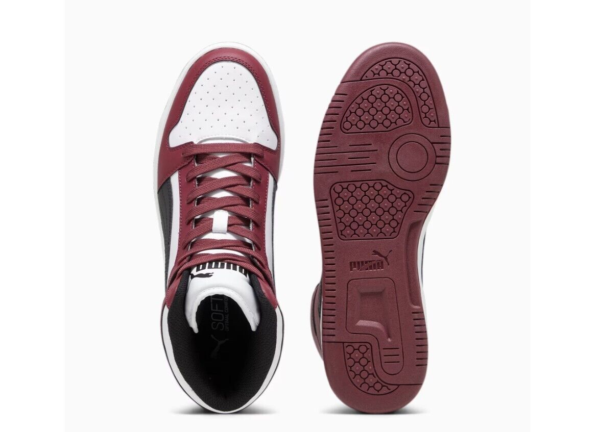 PUMA Rebound LayUp Sneakers Black-Dark Jasper 369573-37 BRAND NEW - AllSportsWearUSA