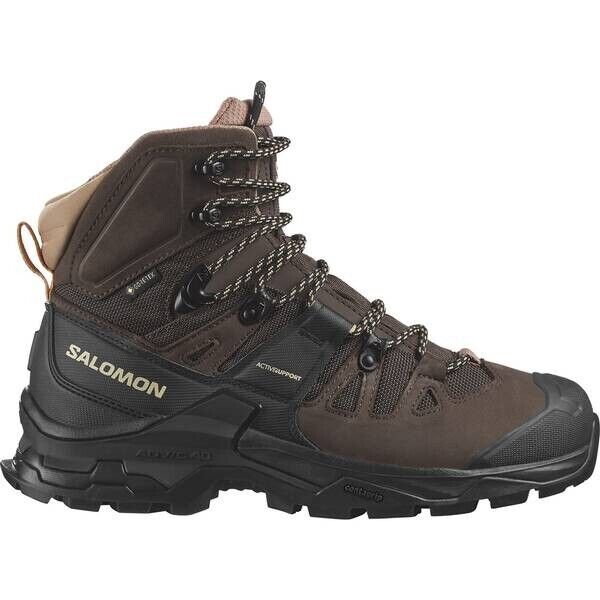 SALOMON QUEST 4 GTX MENS HIKING BOOT DESERT PALM/ BLACK / KELP L474533 NEW - AllSportsWearUSA