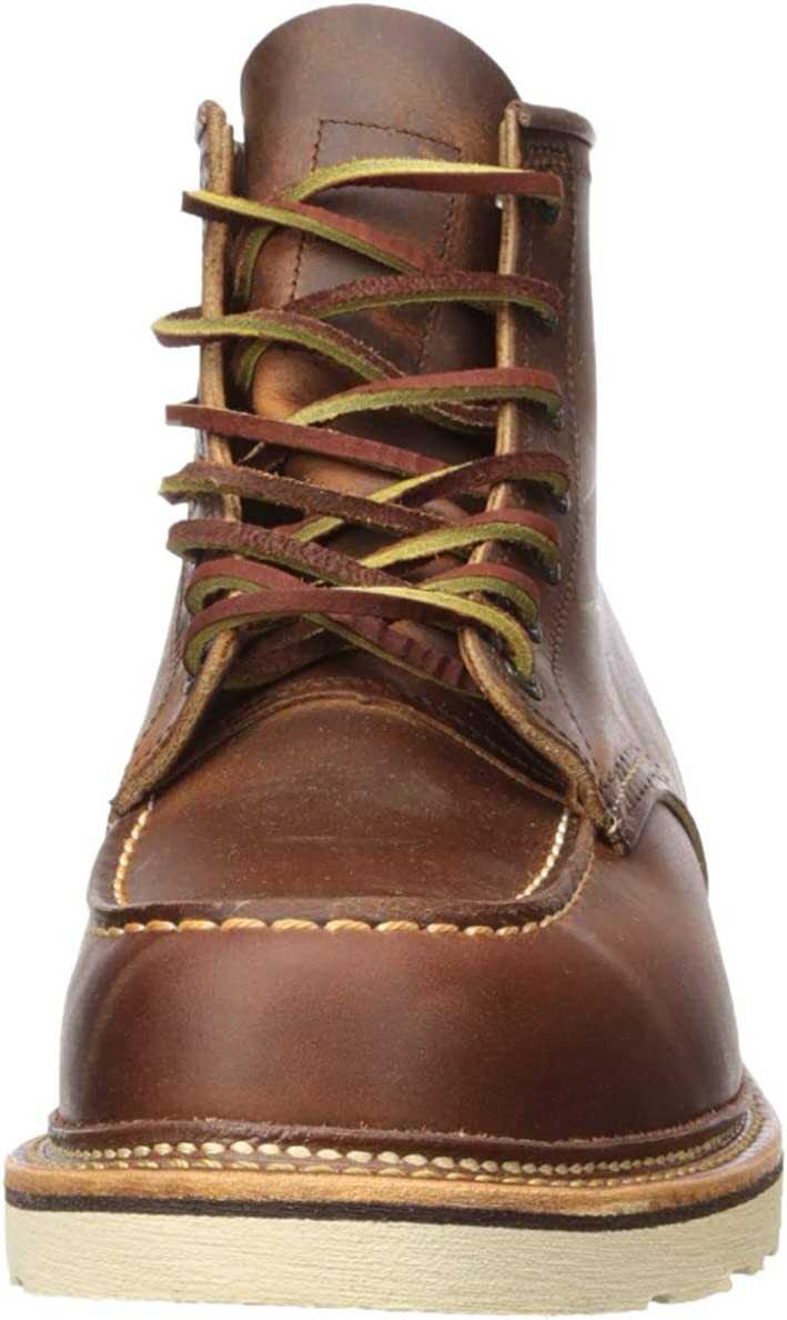 RED WING HERITAGE 6" Classic Moc Boot 1907 Copper Rough & Tough Leather D & EE