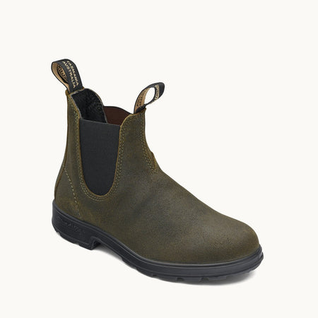 Blundstone 1615 Suede Unisex Ankle Boots Dark Olive
