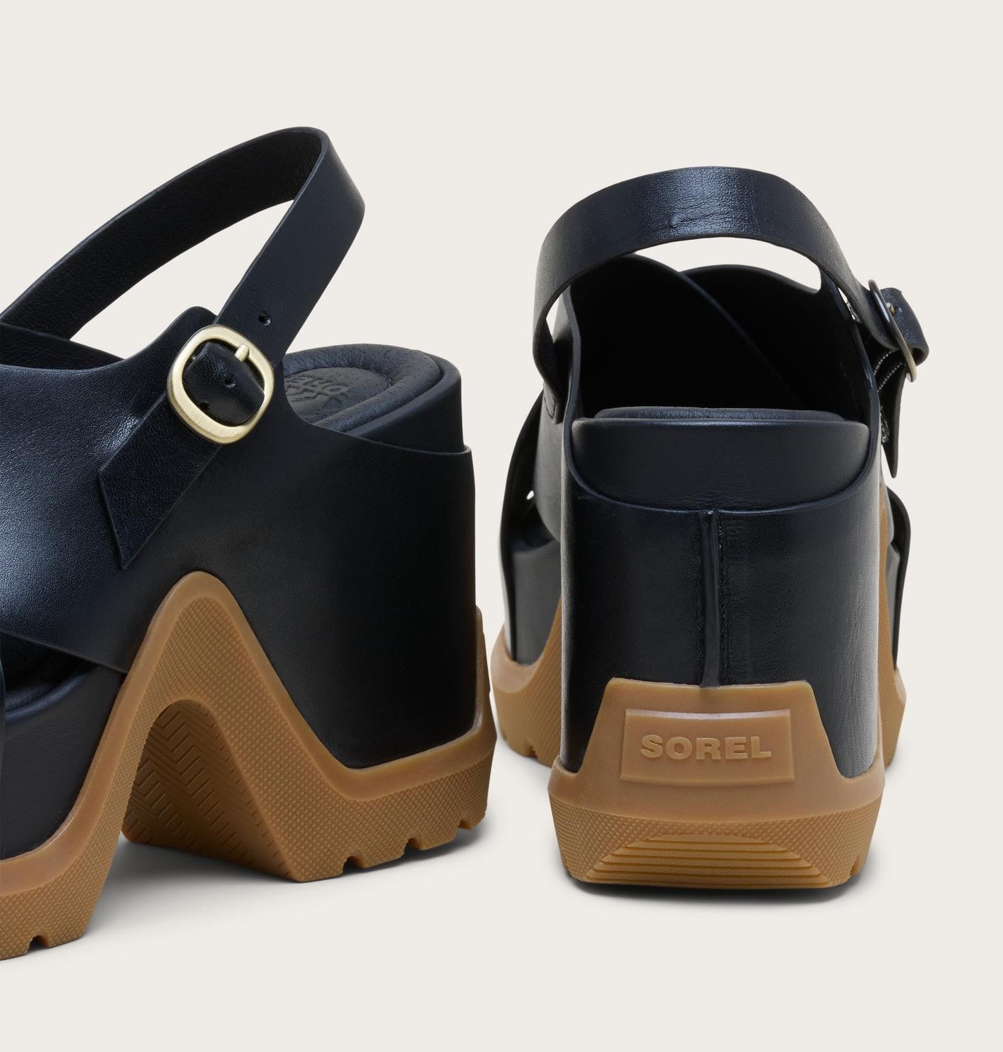 SOREL Roam'n™ Rise Heel Women's Sandal 2151451-010 Black