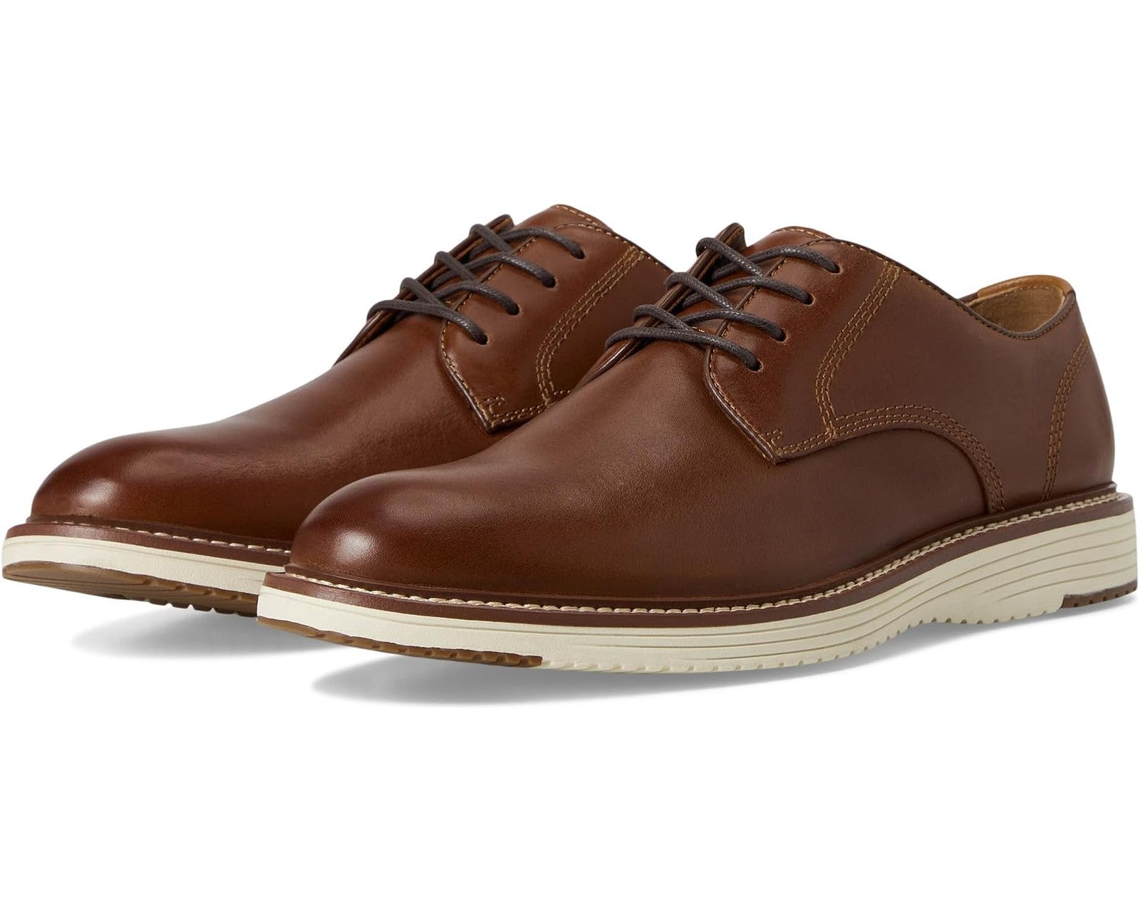 Johnston & Murphy Men's Upton Plain Toe 020-03520 Tan Full Grain