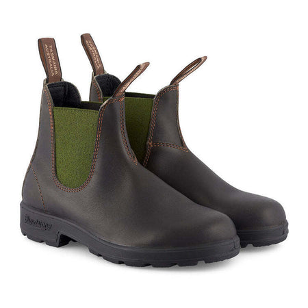 Blundstone Original 519 Chelsea Men's Boot Stout Brown / Olive - AllSportsWearUSA