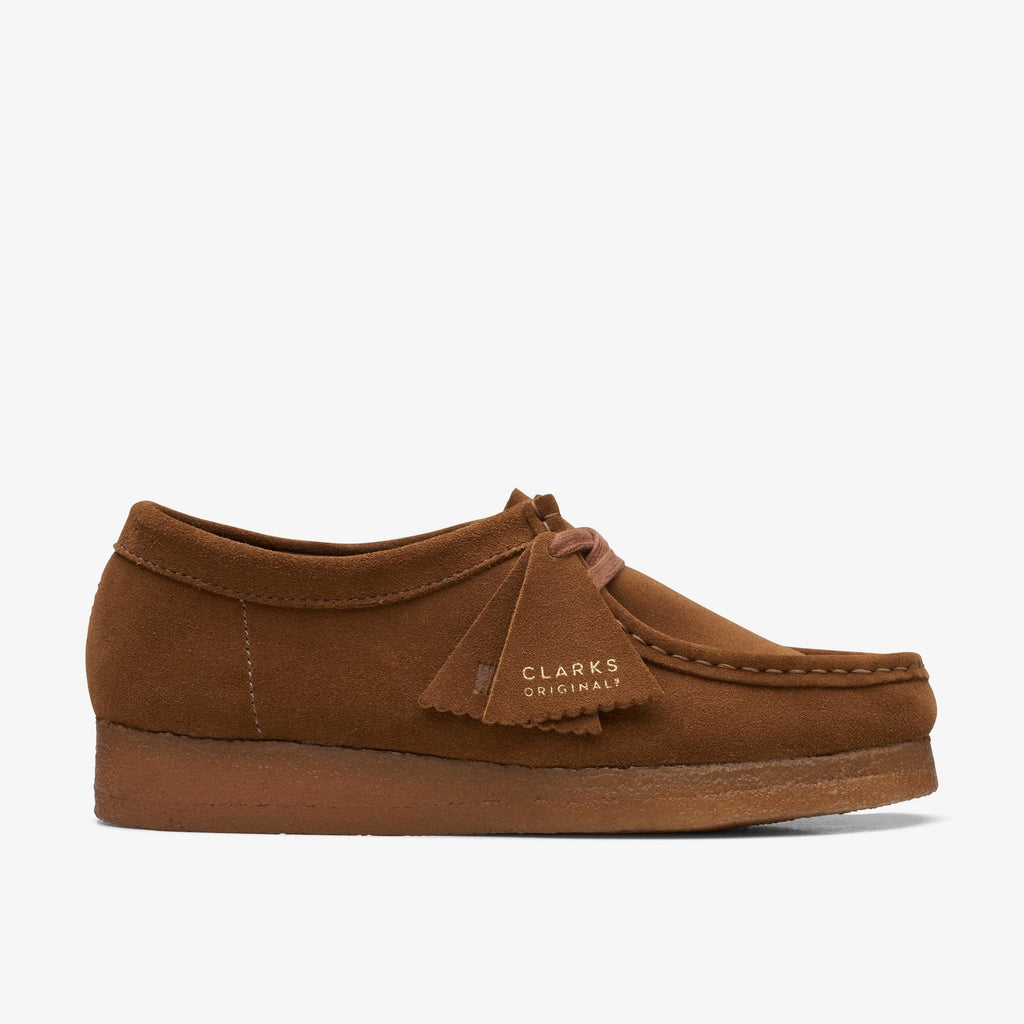 Clarks Women's Originals Wallabee Cola Suede  Leather 26168668 Brand New