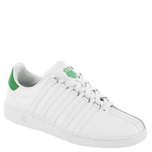 KSwiss Mens Classic VN Leather Sneaker WhiteGreen 07321168 - AllSportsWearUSA