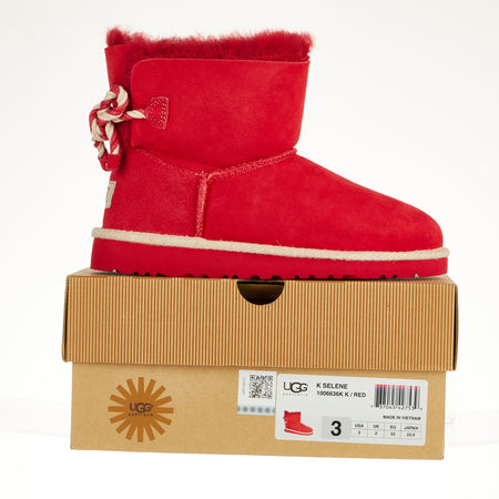 UGG Kids Boots 1006636K Selene Red Brand New