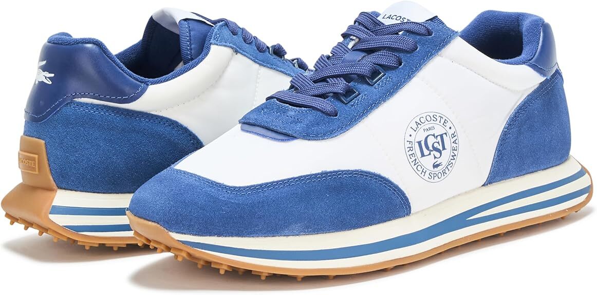 Lacoste Mens L-Spin Sneaker  Nvy/Wht 7-48SMA0063-092