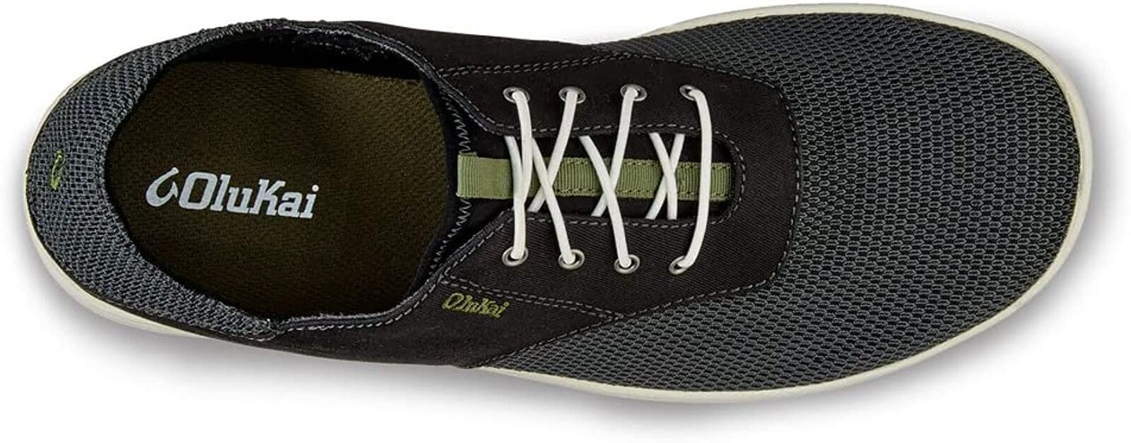 Olukai Nohea Moku Men's Boat Shoes Black - AllSportsWearUSA