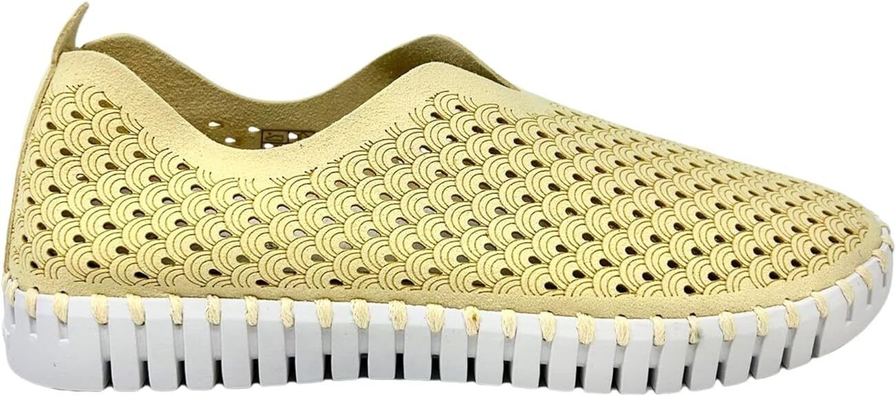 Ilse Jacobsen Womens Tulip 139 Double Cream TULIP139103 Slipon Shoe Brand New - AllSportsWearUSA