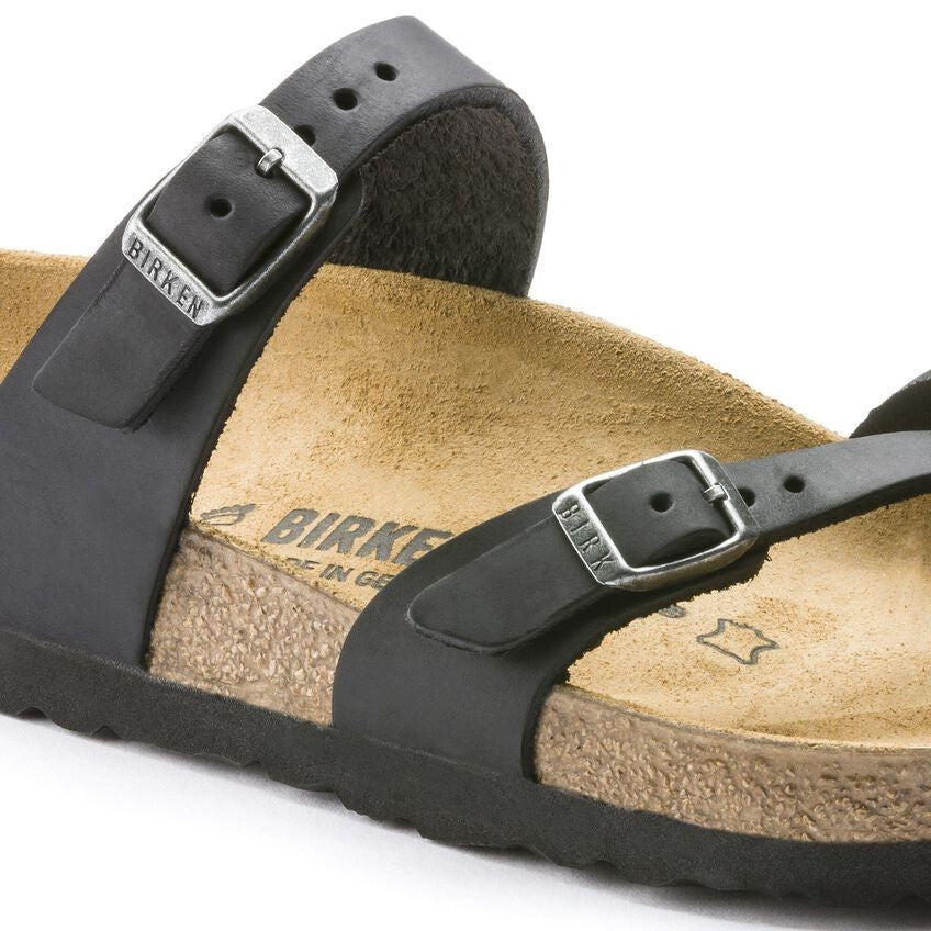 Birkenstock Mayari Oiled Leather Women's Sandals 171481 Black