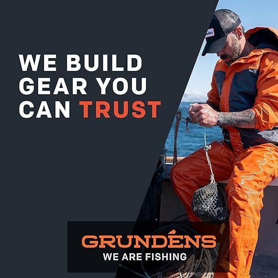 Grundens Mens Full Share 10329731 Hi Vis YellowGrey Size S Jacket Brand New - AllSportsWearUSA