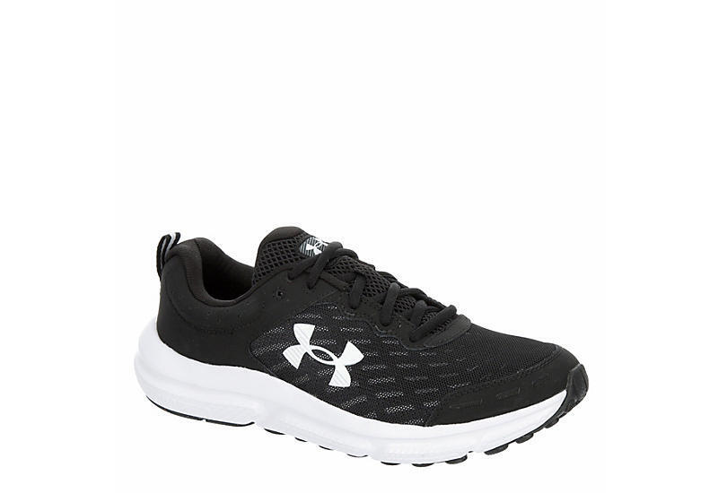 Under Armour Charged Assert 10 Men's Running Shoes Black Black White 3026175 001 - AllSportsWearUSA