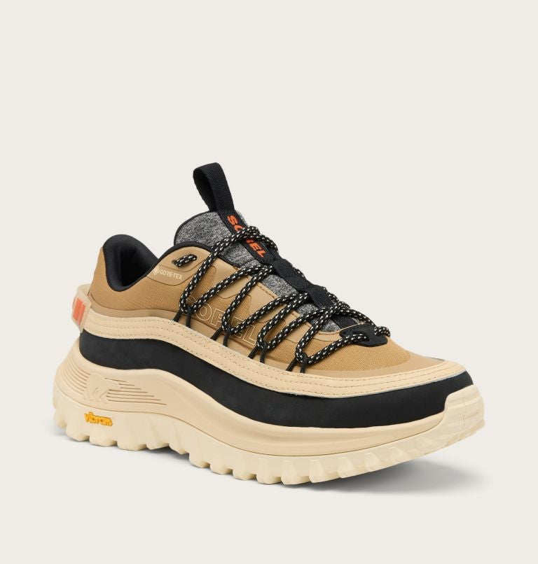 Sorel Women's CALLSIGN HORIZON Low GTX Sneaker 2142941-263 Caribou Buff Caribou