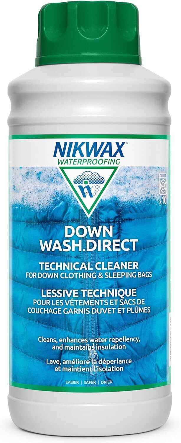 Nikwax Down Wash Direct 1000ML 1L - AllSportsWearUSA