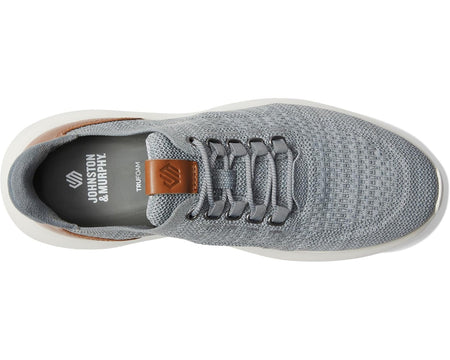 Johnston & Murphy Amherst 2.0 Knit Plain Toe Men's 25-0747 Gray Heathered Knit